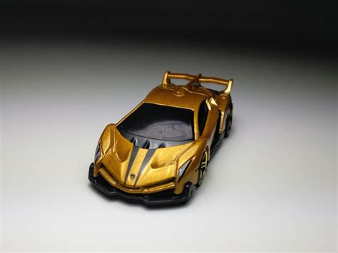 Lamborghini VENENO GOLD Hot Wheels Custom Plastic Wheels Etsy