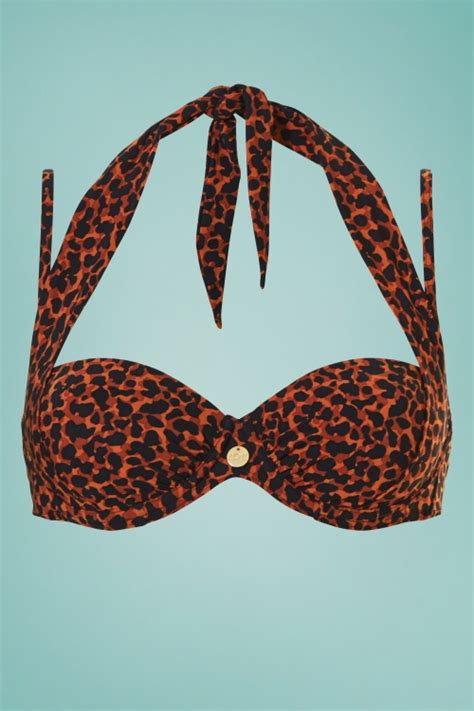 Tc Beach Multiway Bikini Top Ann Es En L Opard Acheter Chez Topvintage