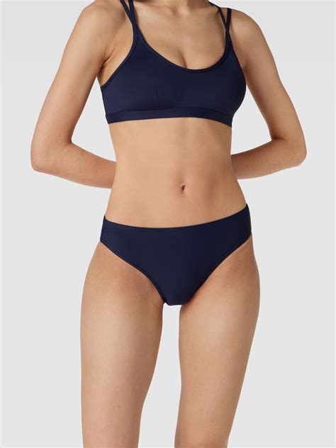 Kup Online Esprit Figi Bikini Z Detalem Z Logo Granatowy