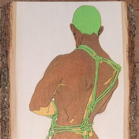 Gay Male Bondage Art Etsy