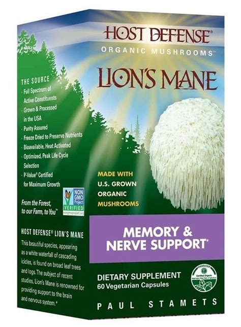 Host Defense Lion's Mane 60 Caps – Health Essentials