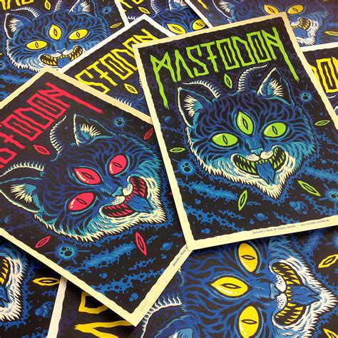 New Mastodon Gig Poster — Michael Hacker Illustration
