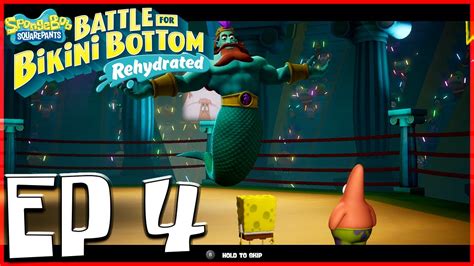 Spongebob Squarepants Battle For Bikini Bottom Rehydrated Poseidome Boss Fight Part Youtube