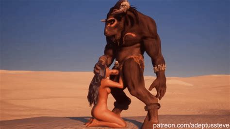 Maya And Minotaur Deepthroat By AdeptusSteve Hentai Foundry