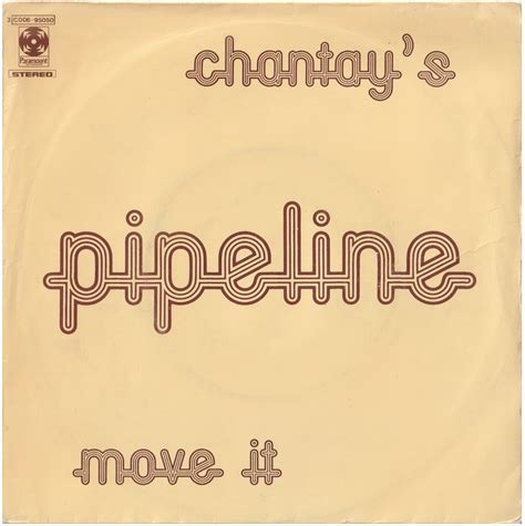 The Chantays Pipeline” Italian Single Cover Fonts In Use