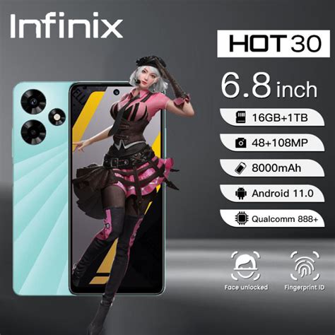 Infinix HOT GB เพมแรมไดสงสด GB หนาจอ HZ FHD G ชปเซตเกมมง