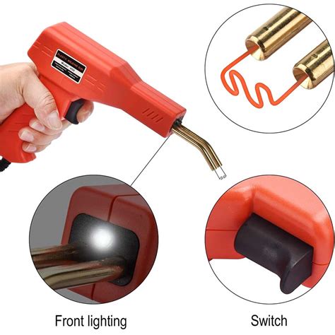 Plastic Welder Kit For Bumper Repair 50w Hot Stapler Welding Gun Full Auto Parts And Accessories