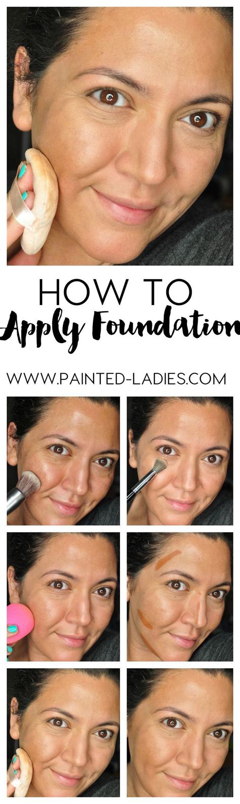 How To Apply Foundation In Six Steps How To Apply Foundation No Foundation Makeup How To Apply