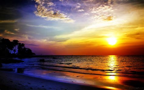 Wallpapere Cu Apus De Soare La Mare Poze Wallpapere Si Imagini
