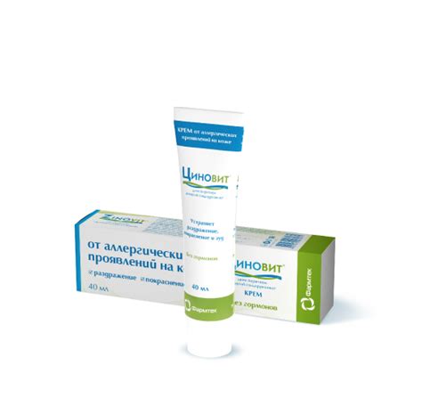 Циновит для кожи, склонной к раздражению и шелушению