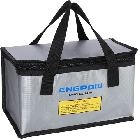 Engpow Fireproof Explosionproof Lipo Safe Bag For Lipo Battery Storage