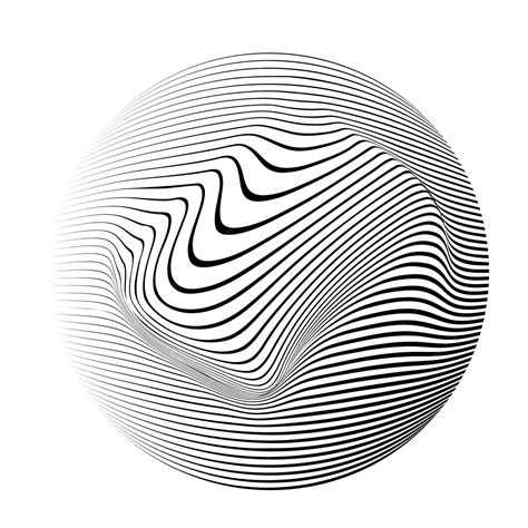 Premium Vector Lines Constructed Transparent Sphere Vector