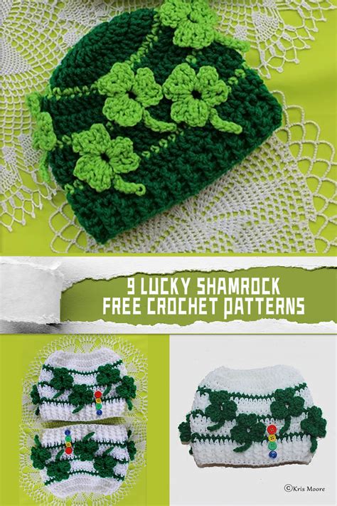 9 Lucky Shamrock Crochet Patterns Free