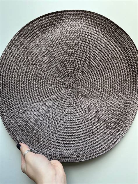 Круглі шоколадні підставки на стіл — Simple Home Store