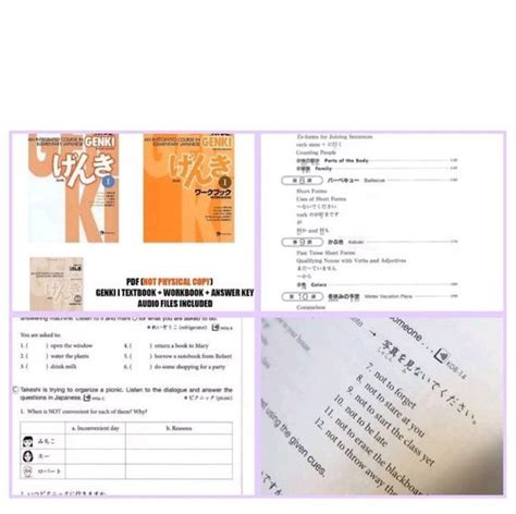 Genki 1 Japanese PDF digital bookCollection Textbook | Etsy