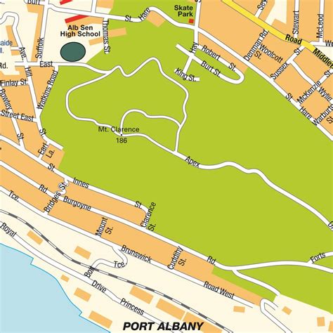 Map Albany Port Western Australia Australia Maps And Directions At