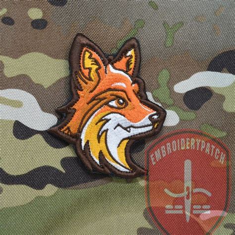 Нашивка Лиса #шеврон #нашивка #патч #вышивка #EmbroideryPatch #Нашивки ...
