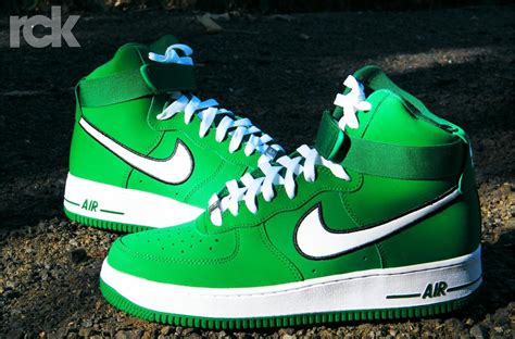 Nike Air Force 1 Hi Pine Greenwhite Sneakerfiles