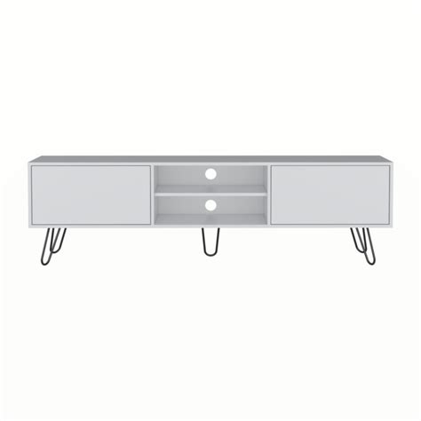 George Oliver Tv Stand Entertainment Unit With Hinged Drawers And