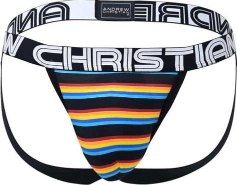 Andrew Christian California Stripe Jock W ALMOST NAKED MAAT S