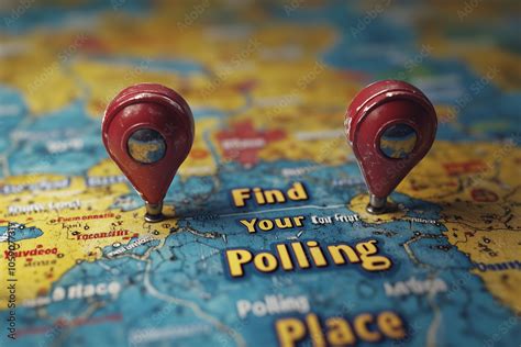 animated sequence  polling locations popping    country