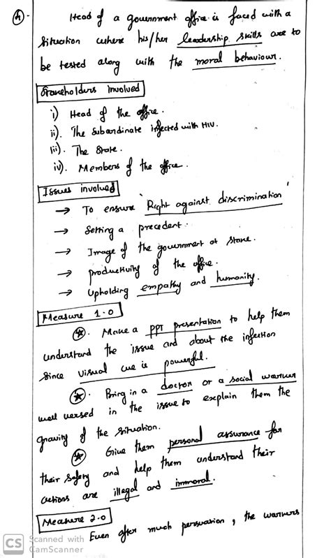 You are the head of a government office. One day you find out that your