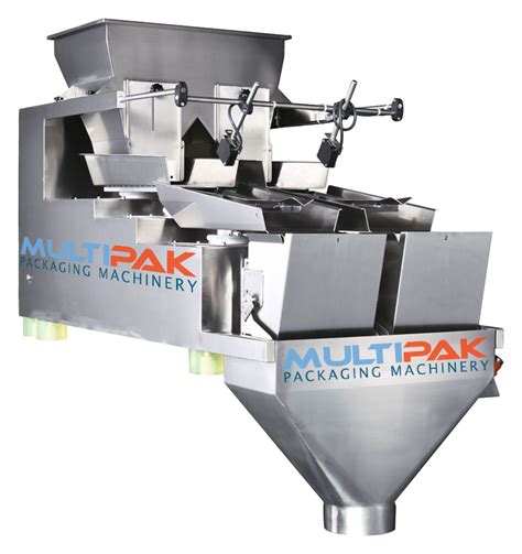 Multipak 2 Lane 3 Tier Linear Weigher With 8 Litre Weigh Hopper Linear Weigher Iris Packaging