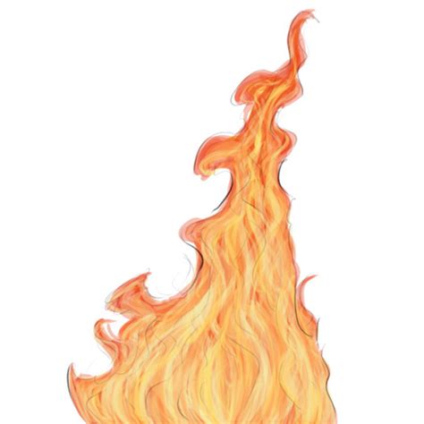 draw fire easy drawing art