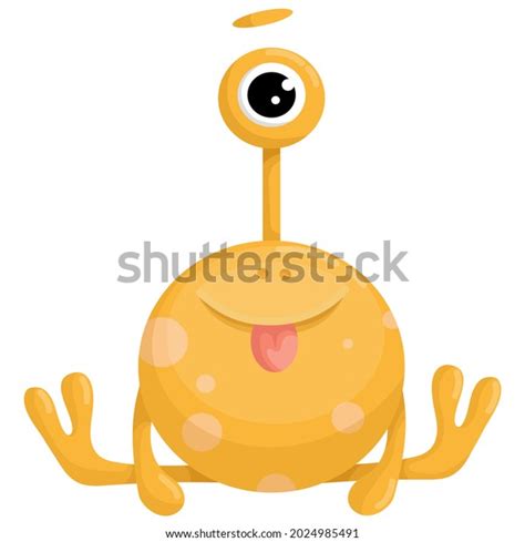 Cute Cartoon Monster Claw Hands Smile Stock Vector Royalty Free