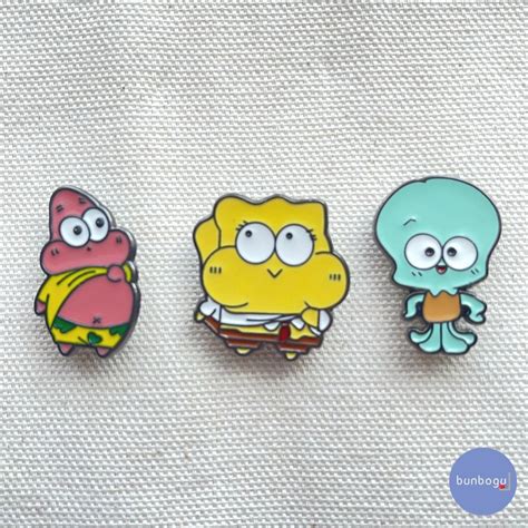 Spongebob Squarepants Enamel Pin Brooch Shopee Philippines