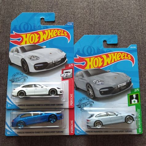 Hot Wheels Porsche Panamera Turbo S E Hybrid Sport Turismo Hw Green Speed Porsche Shopee
