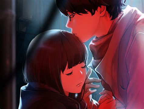 Download Anime Couple Anime Couple Hd Wallpaper By まかろんk