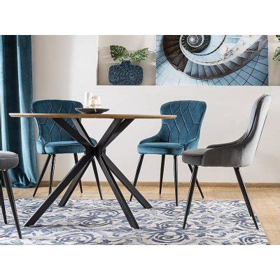 Aster Esstisch 120 Cm Eiche Schwarz 259 99 Ovale Runde Tische