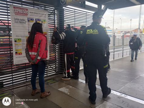 TransMilenio On Twitter En Trabajo Articulado De PoliciaBogota