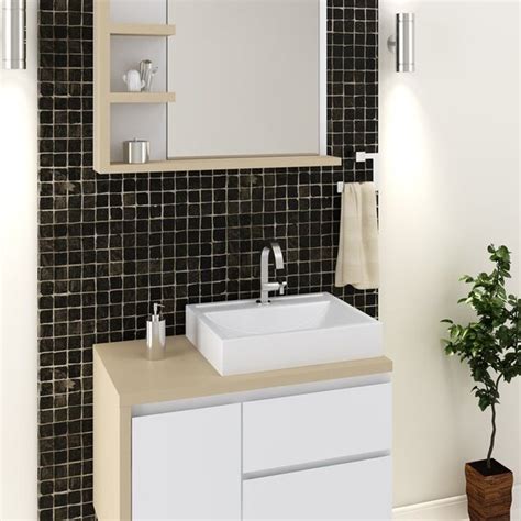 Conjunto De Banheiro Berton Marselha 0 80cm Br Nude Leroy Merlin