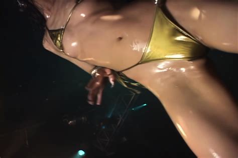 Sexy Tight Micro Bikini Oily Dance Upscaled