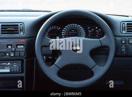 Interior of a 1992 Vauxhall Calibra Turbo 4x4 Stock Photo - Alamy