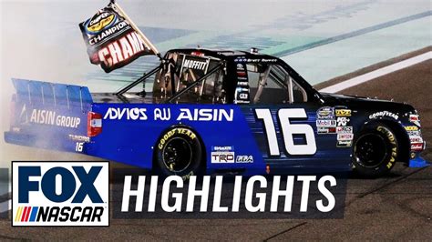 Brett Moffitt Wins The 2018 Truck Series Championship NASCAR On FOX