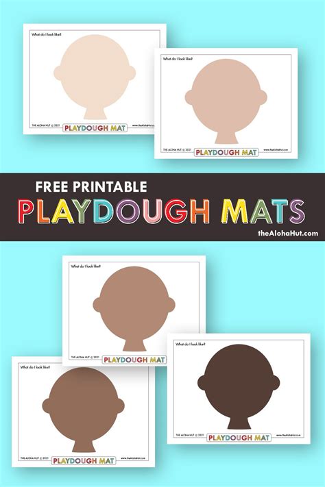 printable playdough mats  inspire creativity  aloha hut
