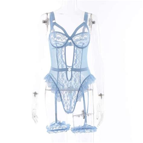 Wholesale Wholesale Cute Sexy Lace Teddy Lingerie Set Best Sexy Lingerie Supplier