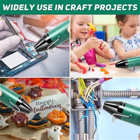 Mini Hot Air Gun W Heat Gun Handheld Tool With M Long Cable For Craft Embossing