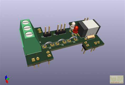 РадиоКот :: Разъем питания на беспаечную макетную плату