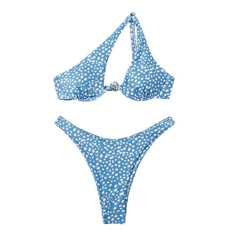 Runfenguu Swimsuit Bikini Plus Size Swimsuitwomen S Printing Swimsuit Smock Soft Fashion Bikini