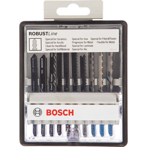 Набор пильных полотен для лобзика (10 шт.) Bosch 2607010574 - выгодная ...