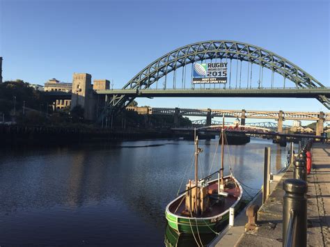 boat, architecture, day, transportation, outdoors, tyne, clear sky