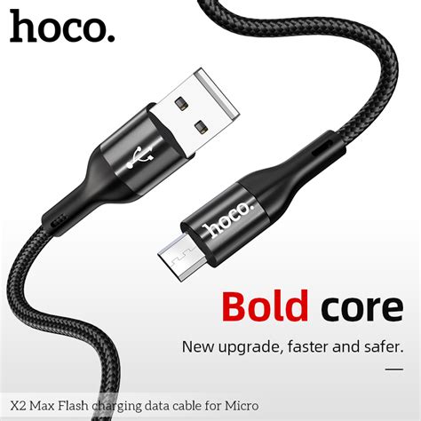 Cáp sạc Hoco X2 Max Micro (0.25M)