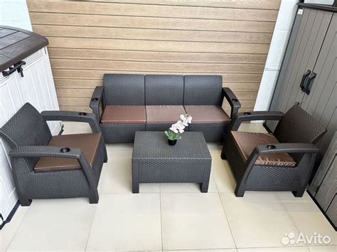 Садовая мебель уличная под ротанг 5 set купить в Краснодаре с доставкой ...