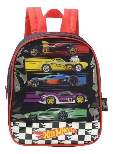 Mochila Infantil Hot Weels Hw Color Rojo Dise O De Tela Hotweels Mercadolibre