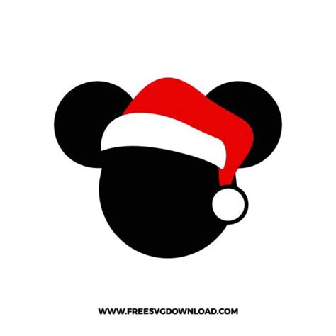 Mickey Santa Free Svg Files Free Svg Download