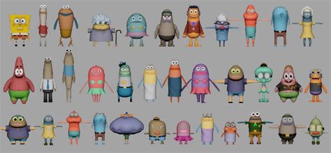 Figure From Building Up The Bikini Bottom Population The Crowd Challenges For SpongeBob The